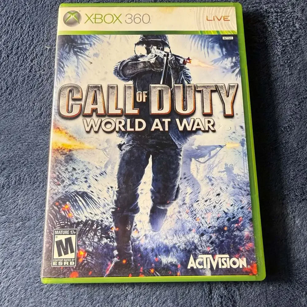 Call of Duty: World at War Xbox 360 Video Game Complete with Case and Manual